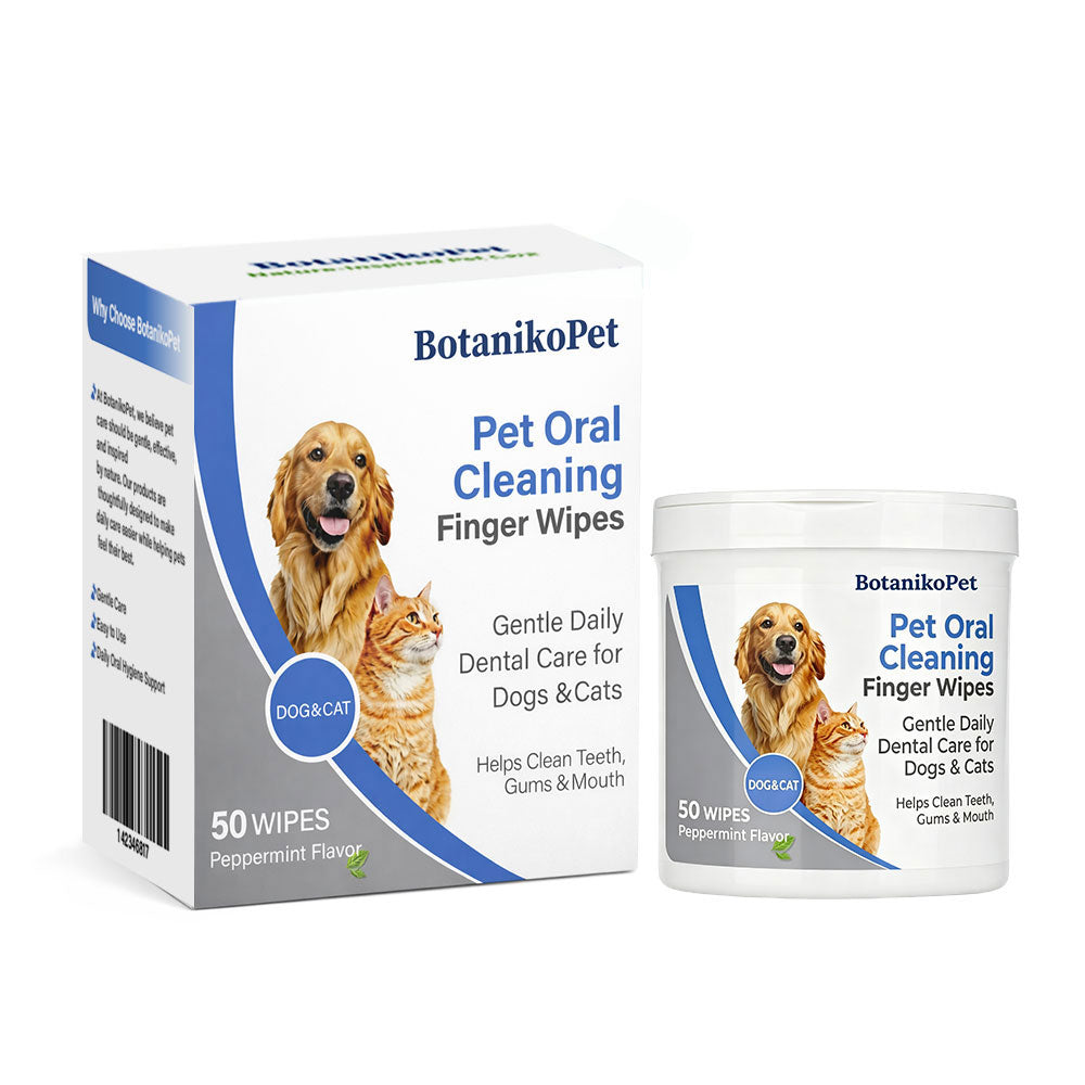 🐾BotanikoPet|Pet Oral or Local Cleaning Finger Wipes