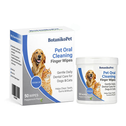 🐾BotanikoPet|Pet Oral or Local Cleaning Finger Wipes