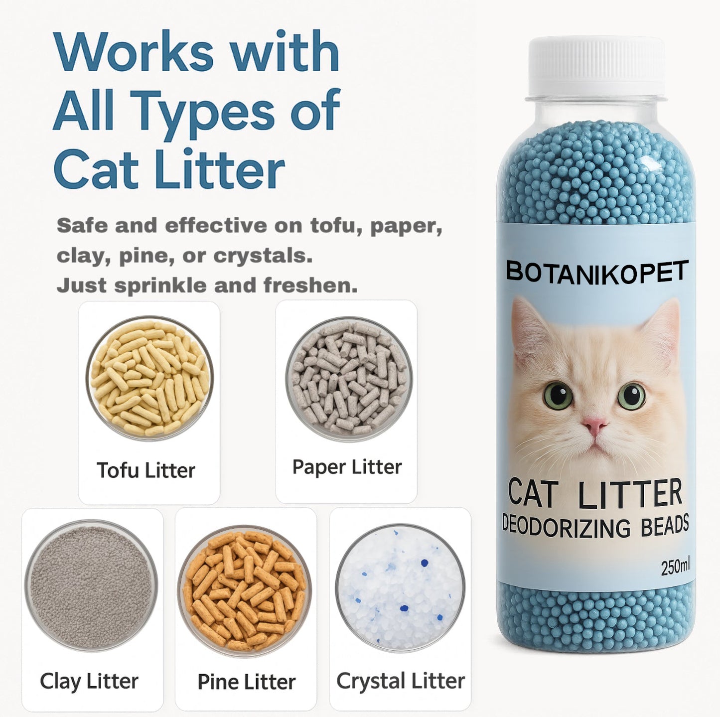 🐾BotanikoPet|Cat Litter Deodorizing Beads