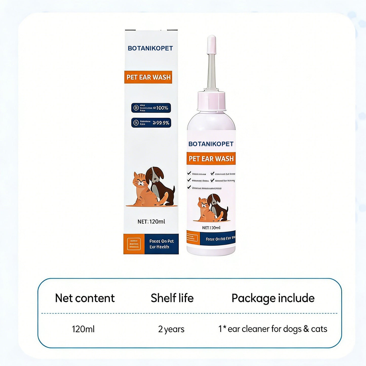 🐾BotanikoPet|Ear Cleaner for Dogs & Cats