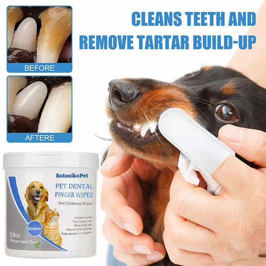 🐾BotanikoPet|Pet Oral or Local Cleaning Finger Wipes