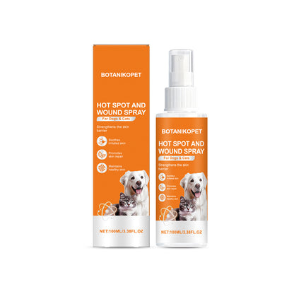 🐾BotanikoPet|Pet Hot Spot & Itch Relief Spray – Antibacterial & Skin Soothing Spray