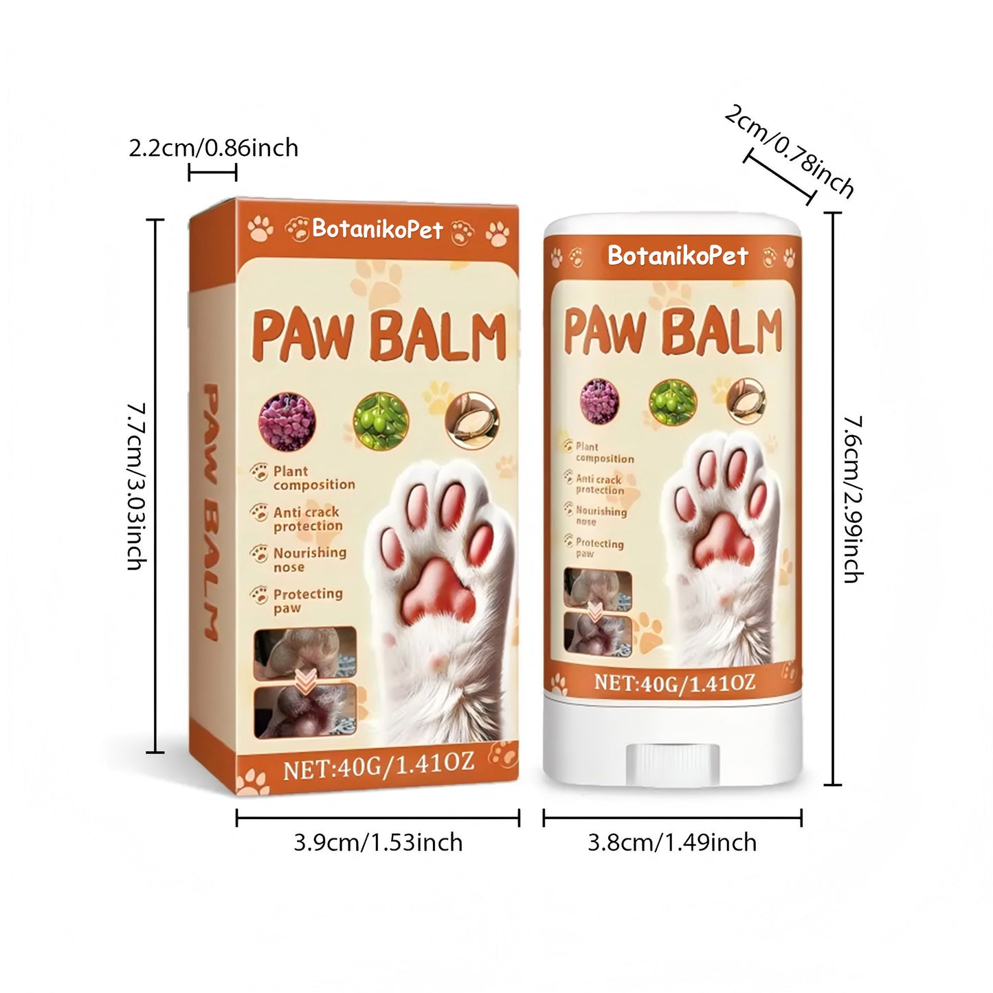 🐾BotanikoPet|Pet Paw & Nose Moisturizing Protective Balm