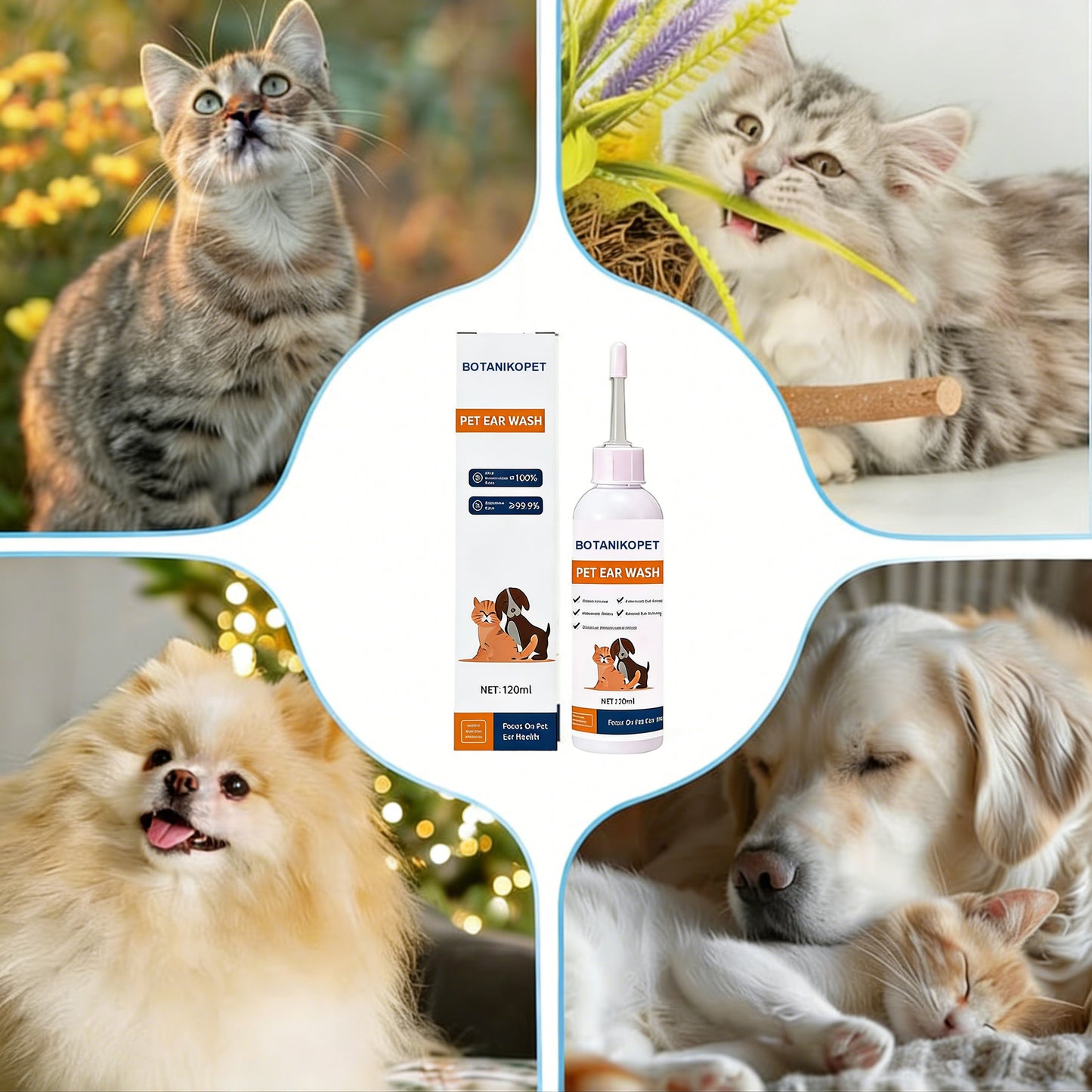 🐾BotanikoPet|Ear Cleaner for Dogs & Cats